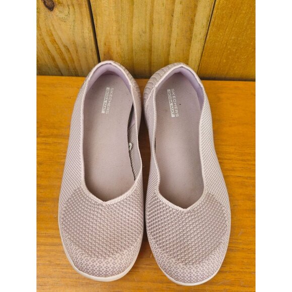 Skechers Goga Mat Moonlight Comfort Ballet Flat Slip-On Shoes, Size 9 - Picture 1 of 5